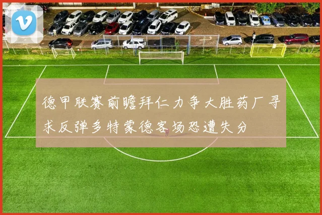 德甲联赛前瞻拜仁力争大胜药厂寻求反弹多特蒙德客场恐遭失分