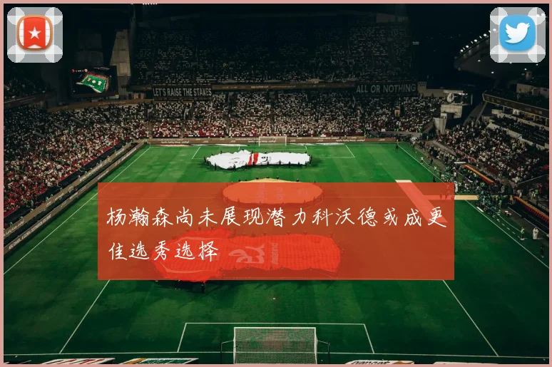 杨瀚森尚未展现潜力科沃德或成更佳选秀选择